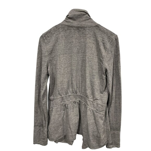 Maurices Draped Open Front Cardigan Women M Long Sleeve Cotton Relaxed Cozy Knit - Picture 2 of 6